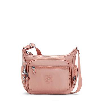 Kipling Gabbie Small Metallic Crossbodytassen Roze | NL 2073TC